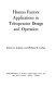 Human factors applications in teleoperator design and operation /