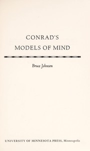 Conrad's models of mind.