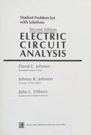 Student problem set with solutions : [for] Electric Circuit Analysis /