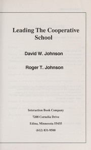 Leading the cooperative school /