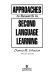 Approaches to research in second language learning /