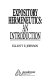 Expository hermeneutics : an introduction /