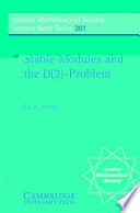 Stable modules and the D(2)-problem /
