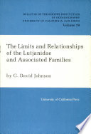 The limits and relationships of the Lutjanidae and associated families /