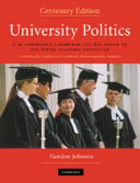University politics : F.M. Cornford's Cambridge and his advice to the young academic politician /
