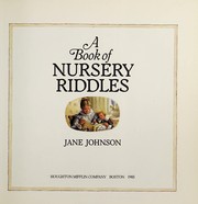 A book of nursery riddles /