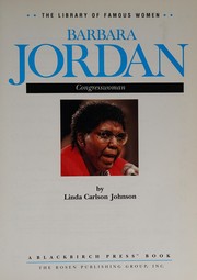 Barbara Jordan, congresswoman /