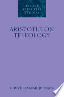 Aristotle on teleology /