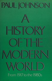 A history of the modern world : from 1917 to the 1980s /