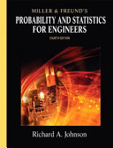 Miller & Freund's probability and statistics for engineers /