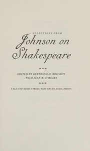 Selections from Johnson on Shakespeare /