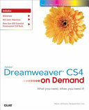 Adobe Dreamweaver CS4 on demand /