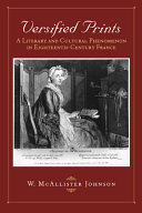 Versified prints : a literary and cultural phenomenon in eighteenth-century France /