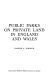 Public parks on private land in England and Wales /