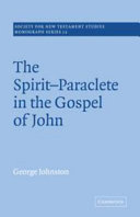 The spirit-paraclete in the Gospel of John.