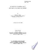 Self-regulation of environmental quality : impact analysis in California local government /