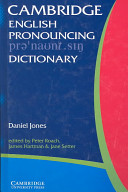 English pronouncing dictionary /