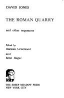 The Roman quarry, and other sequences /