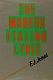 The modern Italian lyric /