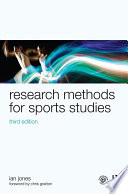 Research methods for sports studies /