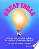 Great ideas : listening and speaking activities for students of American English : teacher's manual /