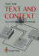 Text and context : document storage and processing /