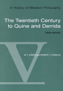 The twentieth century to Quine and Derrida /