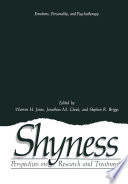 Shyness : Perspectives on Research and Treatment /