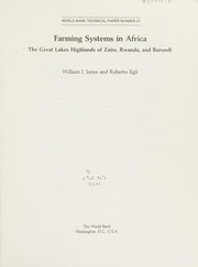 Farming systems in Africa : the great lakes highlands of Zaire, Rwanda, and Burundi /