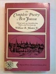 The complete poetry of Ben Jonson /