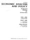 Economic analysis and policy ; background readings for current issues /