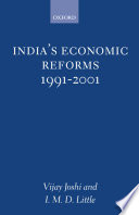 India's economic reforms : 1991-2001 /