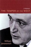 The temper of the West : a memoir /