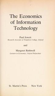 The economics of information technology /