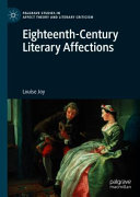Eighteenth-century literary affections /