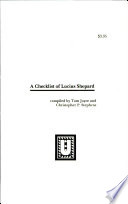 A checklist of Lucius Shepard /