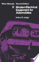 Modern electrical equipment for automobiles : Motor Manuals.