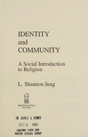 Identity and community : a social introduction to religion /