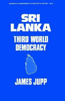 Sri Lanka : Third World democracy /