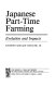 Japanese part-time farming : evolution and impacts /