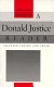 A Donald Justice reader : selected poetry and prose /