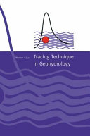 Tracing technique in geohydrology /