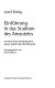 Einführung in das Studium des Aristoteles : an Hand einer Interpretation seiner Schrift über die Rhetorik /