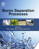 Boron Separation Processes.