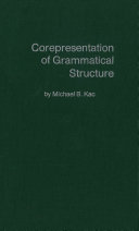 Corepresentation of grammatical structure /