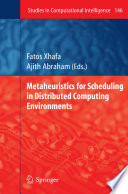 Metaheuristics for Scheduling in Distributed Computing Environments.