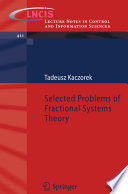 Selected problems of fractional systems theory /