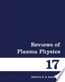 Reviews of Plasma Physics /