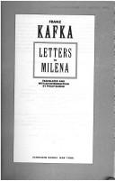 Letters to Milena /