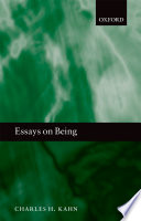 Essays on being /